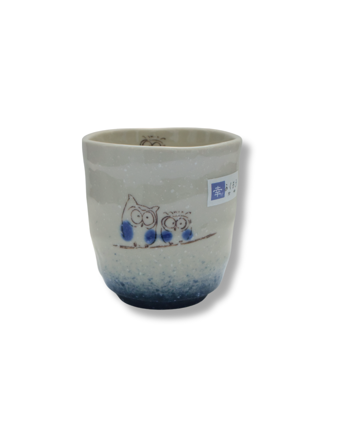 Blue Owl Tea Cup