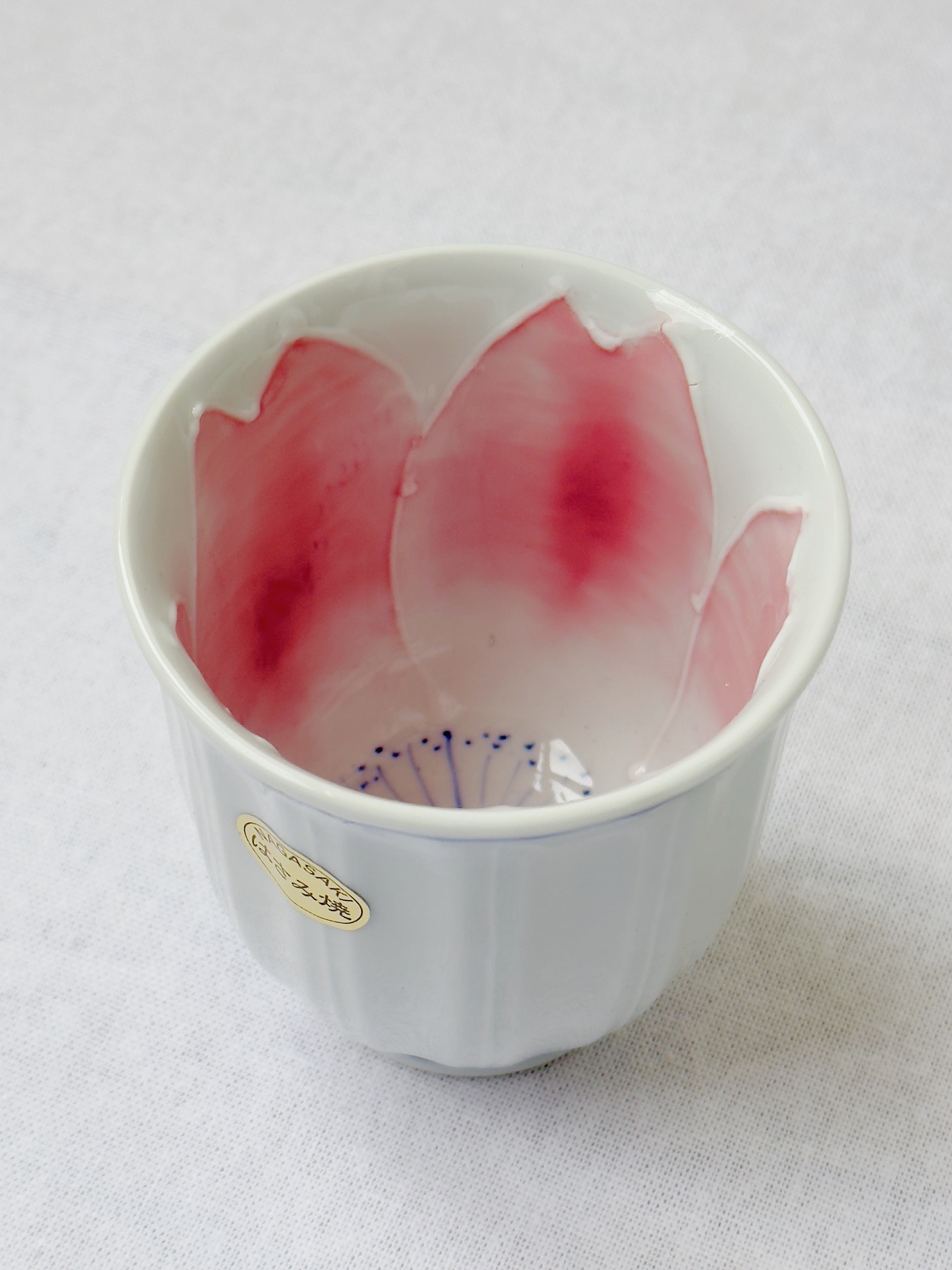 White Sakura Tea Cup