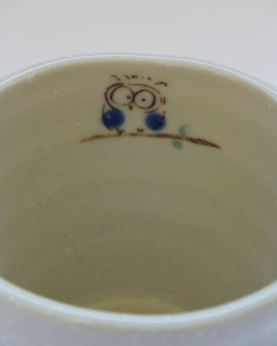 Blue Owl Tea Cup