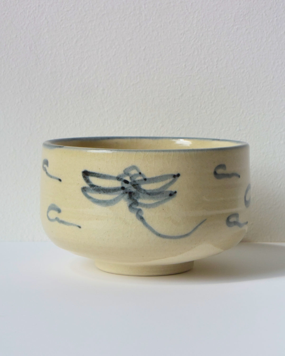 Blue Dragonfly Chawan